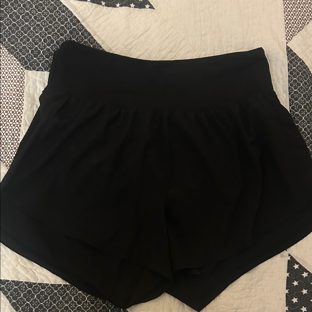 DSG Black Women's Athletic Shorts with Wide Waistband